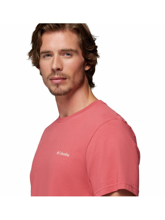 Columbia Columbia T-Shirt 215502 Różowy Regular Fit