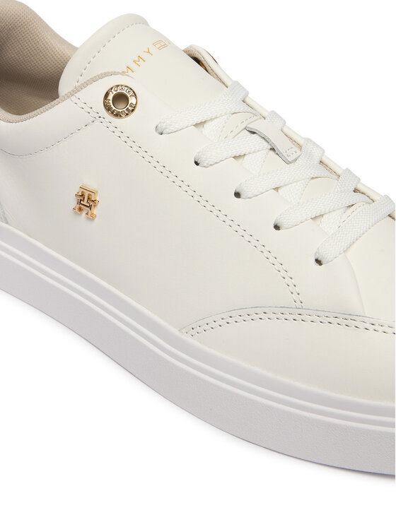 Tommy Hilfiger Tommy Hilfiger Sneakersy Th Chic Cupsole FW0FW09106 Écru