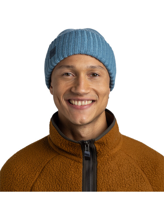 Buff Buff Berretto Knitted Erviny Beanie Blu