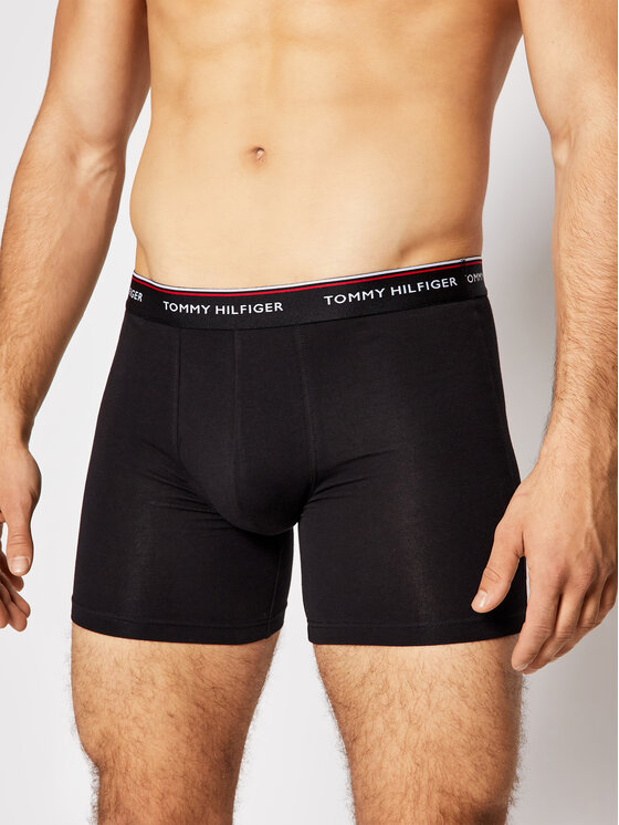 Tommy Hilfiger Tommy Hilfiger 3 bokseršortu pāru komplekts 3P Boxer Brief UM0UM00010 Melns