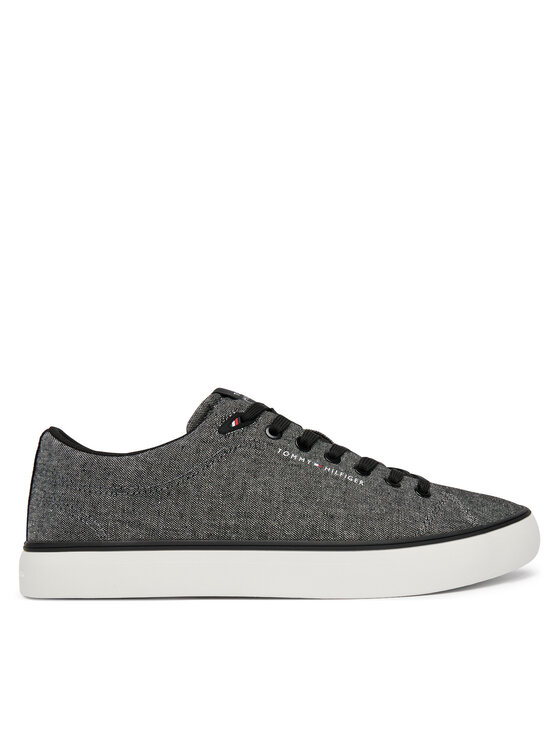 Tommy Hilfiger Tommy Hilfiger Teniși Th Hi Vulc Core Low Chambray FM0FM05818 Gri