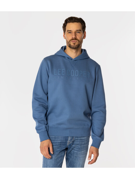 Lee Cooper Lee Cooper Bluza ARIUS Niebieski Regular Fit