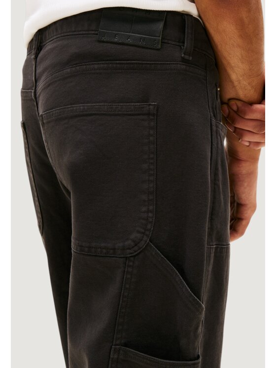 Tommy Jeans Tommy Jeans Pantaloni chino TJM JAIMIE CARPENTER Nero Casual Fit