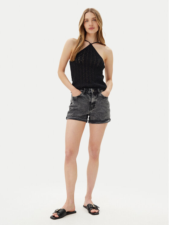ONLY ONLY Marškinėliai Noella 15352137 Juoda Regular Fit