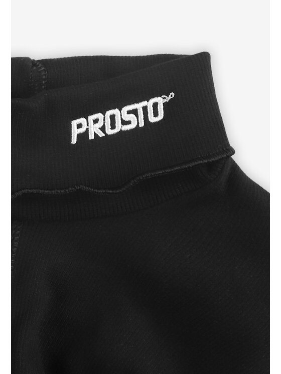 PROSTO. PROSTO. Golf Ribbed Czarny Regular Fit