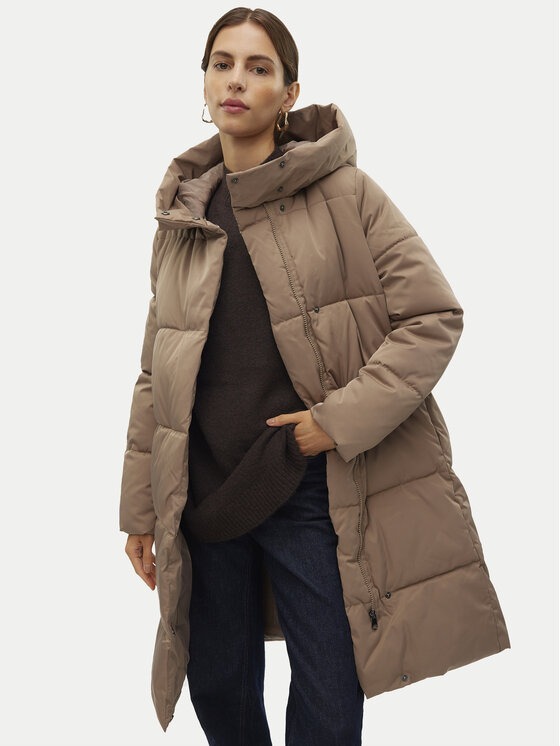 Vero Moda Vero Moda Winterjacke Stella 10300030 Beige Loose Fit
