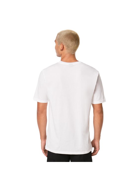 Oakley Oakley T-Shirt FOA404011 Biały Regular Fit