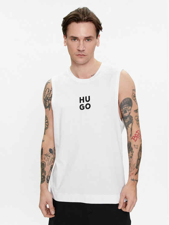 HUGO Hugo Майка Beach 50510189 Білий Regular Fit