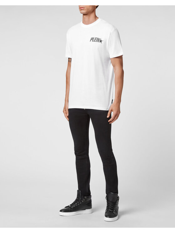 PHILIPP PLEIN PHILIPP PLEIN T-Shirt 4887 Biały Regular Fit