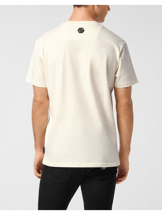 PHILIPP PLEIN PHILIPP PLEIN T-shirt 27091 Bianco Regular Fit