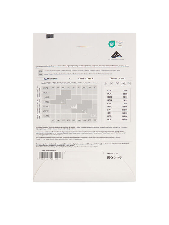 Nine West Nine West Καλσόν CEO-9WB-007-SS26 Μαύρο