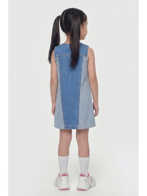 Guess Kids Guess Kids Každodenní šaty 182362 Modrá Classic Fit