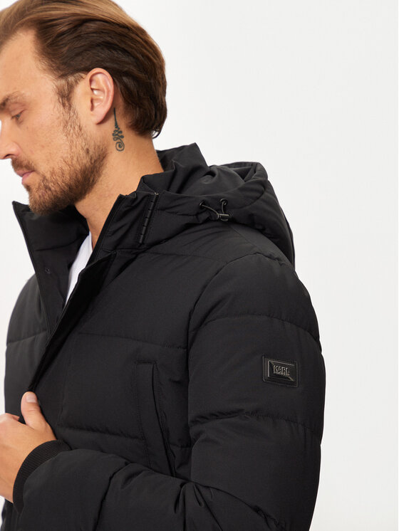 KARL LAGERFELD KARL LAGERFELD Pernata jakna 505035 544586 Crna Regular Fit