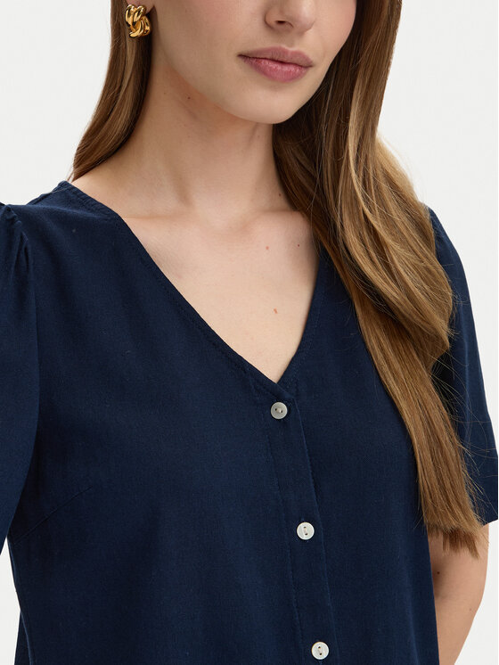 Vero Moda Vero Moda Sukienka letnia Mymilo 10340466 Granatowy Regular Fit