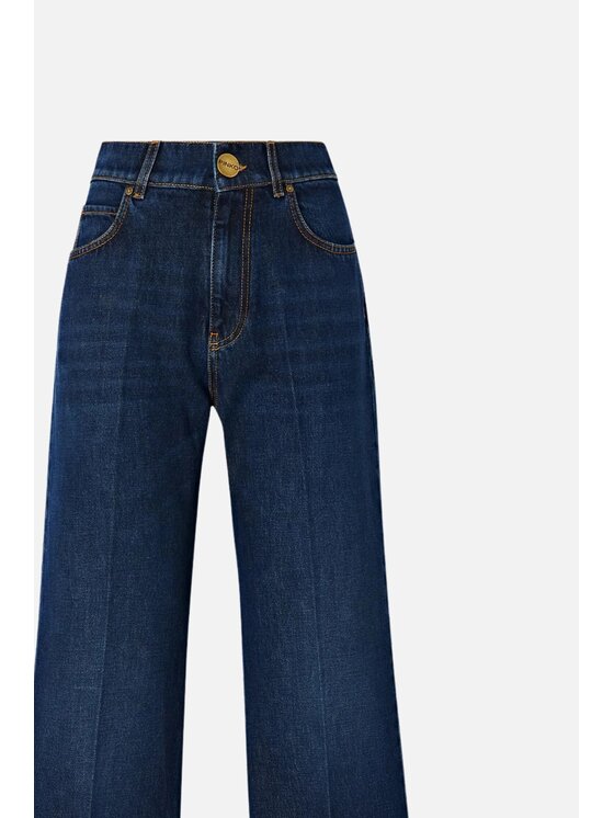 PINKO PINKO Jeansy Wanda Wide Leg Niebieski Regular Fit