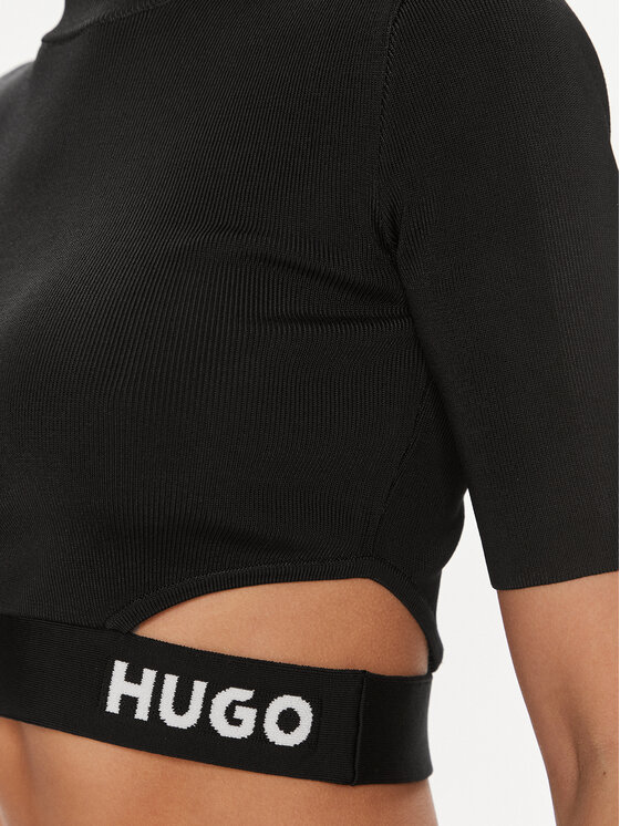 HUGO Hugo Pullover Satchina 50508600 Schwarz Slim Fit