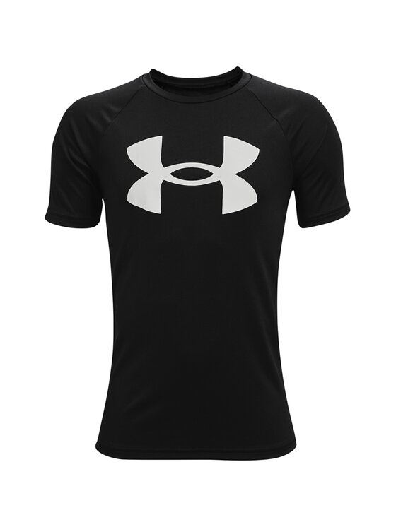 Under Armour T-krekls UA Tech Big Logo SS 1363283 Melns Regular Fit