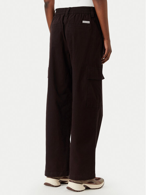 Calvin Klein Jeans Calvin Klein Jeans Cargo nadrág LV047F623G Sötétbarna Relaxed Fit