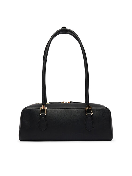 Tommy Hilfiger Tommy Hilfiger Дамска чанта Th Grace Shoulder Bag AW0AW18748 Черен