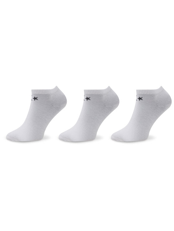 Set di 3 paia di calzini corti da uomo Converse
