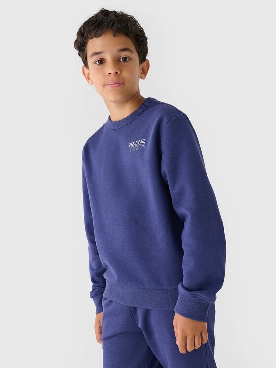 4F 4F Felpa 4FJRAW24TSWSM1829-31S Blu scuro Regular Fit