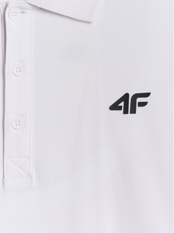 4F 4F Polo NOS Biały Regular Fit