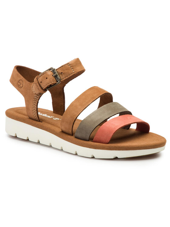 Timberland Sanda y Lottie Lou 3 Band Sandal TB0A1UVKF13 Br zowy Modivo.pl