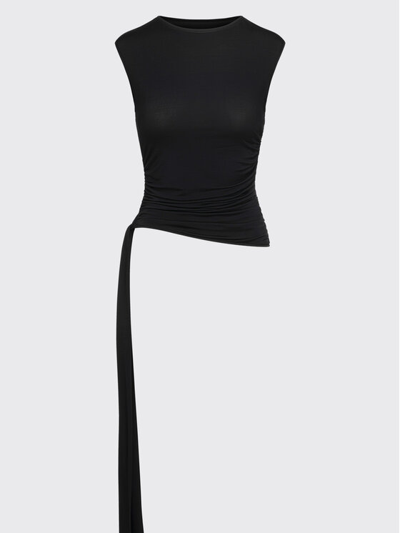 MARI PRETI MARI PRETI Top Mira Czarny Slim Fit