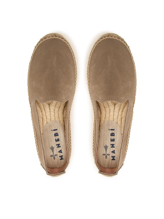 Manebi Manebi Espadrilės Suede Flat Espadrilles K 1.9 N0 Ruda