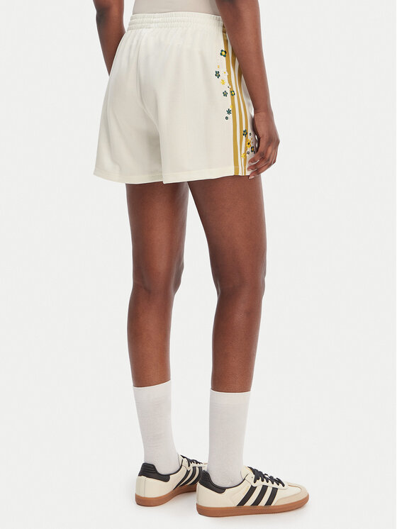 adidas adidas Pantaloncini sportivi Liberty London Firebird KE3663 Bianco Loose Fit