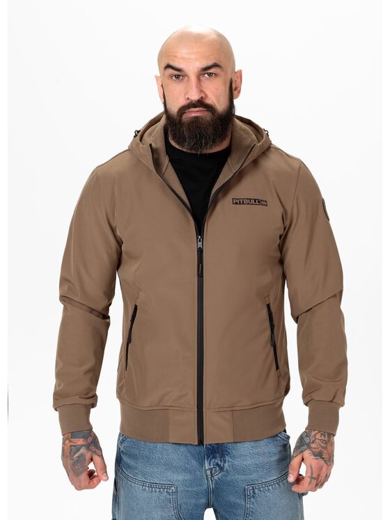 PITBULL Kurtka przejściowa Kurtka Brązowy Regular Fit