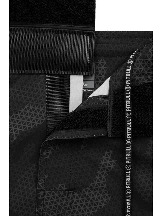 PITBULL PITBULL Szorty sportowe Spodenki treningowe Mesh Performance Pro plus Net Camo II 3XL Czarny Regular Fit