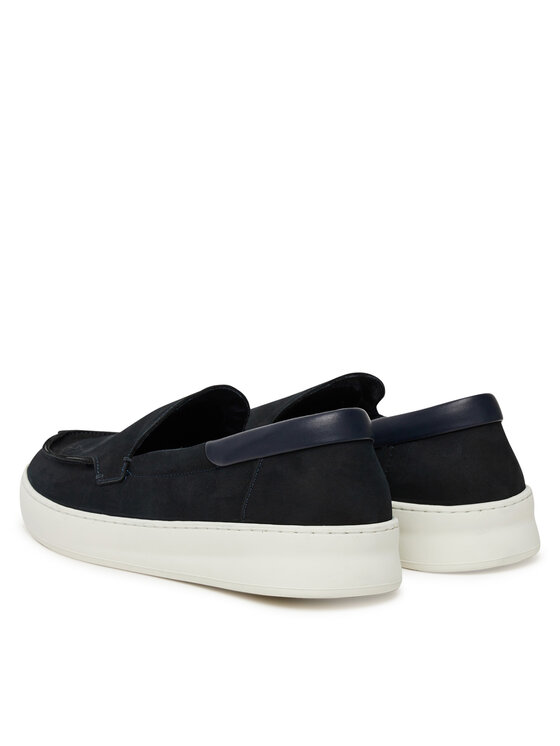Filling Pieces Filling Pieces Poltopánky Signature Loafer 79128261658 Tmavomodrá