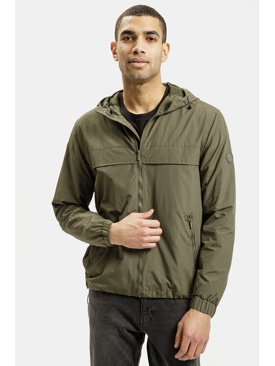Cross Jeans Cross Jeans Kurtka przejściowa 40293-002 Khaki Regular Fit
