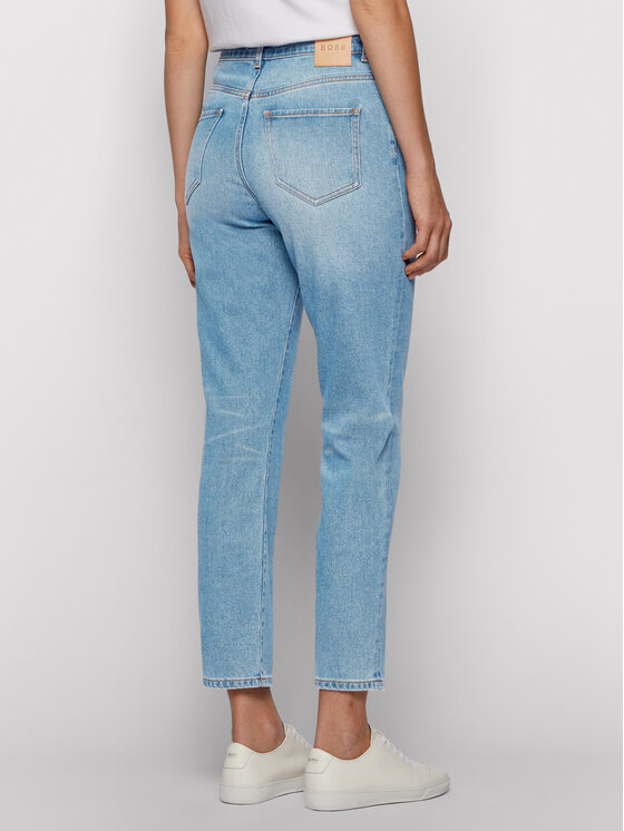 BOSS Boss Jeans Straight Crop Vd 50452525 Blu Regular Fit