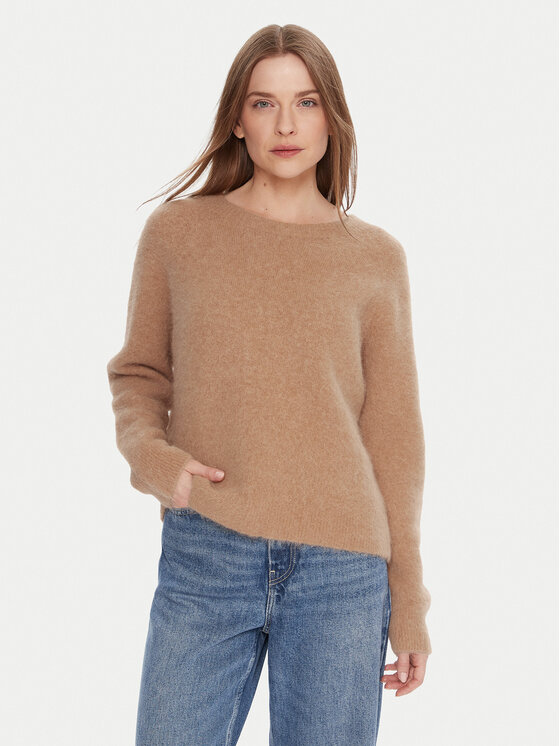 Kontatto Kontatto Sweater 3M0863C Bézs Relaxed Fit
