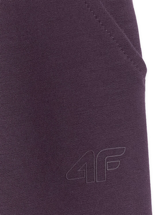 4F 4F Spodnie dresowe ESSENTIALS Fioletowy Regular Fit