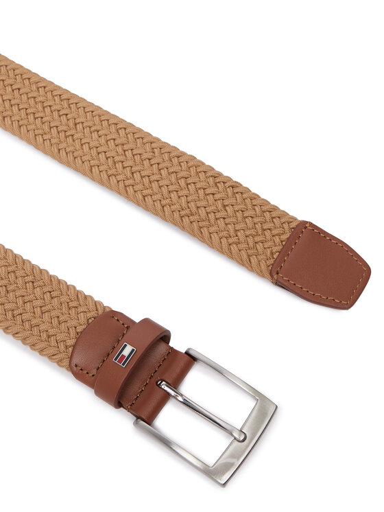 Tommy Hilfiger Tommy Hilfiger Ζώνη Adan 3.5 Elastic AM0AM13824 Καφέ