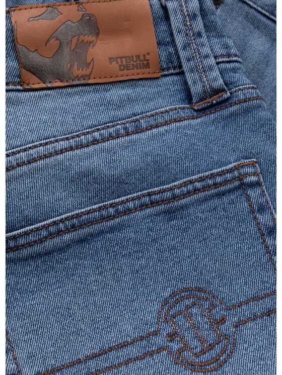 PITBULL PITBULL Szorty jeansowe HORNBLEND Niebieski Regular Fit