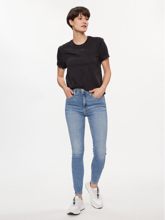 Calvin Klein Jeans Calvin Klein Jeans Blugi J20J222775 Albastru Super Skinny Fit