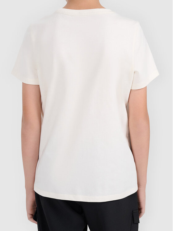 4F 4F T-Shirt 4FJWAW26TTSHM3513-11S Biały Basic Fit