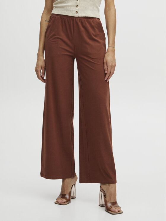 b.young Pantaloni din material 20813280 Maro Regular Fit