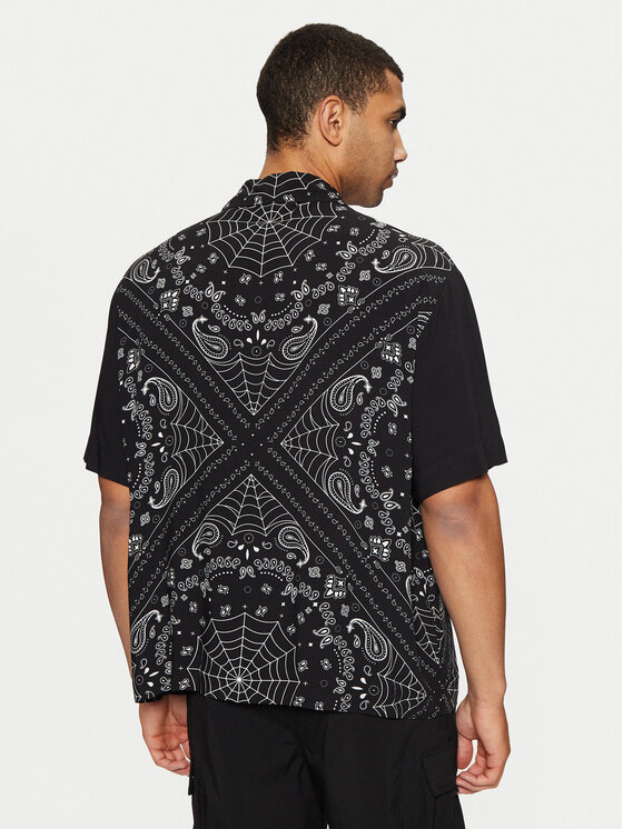 HUGO HUGO Krekls Espino 50534252 Melns Oversize