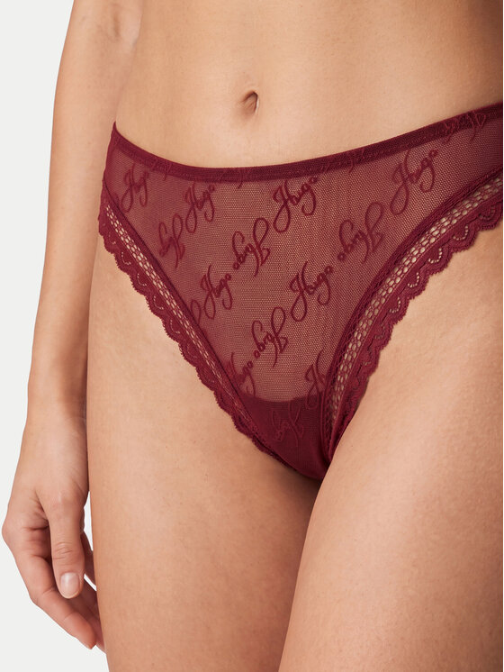 HUGO HUGO Brazilian Damenslip 50566780 Dunkelrot
