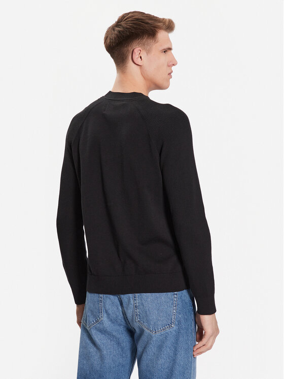 Calvin Klein Jeans Calvin Klein Jeans S dlouhým rukávem J30J323408 Černá Regular Fit