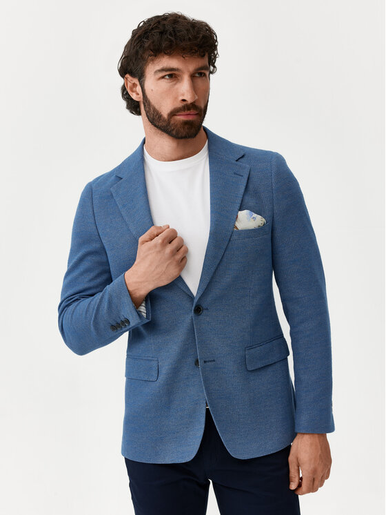 Evenemen Evenemen Marynarka Harper Niebieski Slim Fit