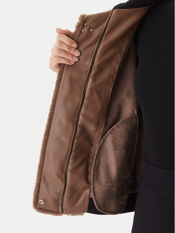 LOLA CASADEMUNT LOLA CASADEMUNT Μπουφάν μεταβατικό LF2501014 Καφέ Regular Fit