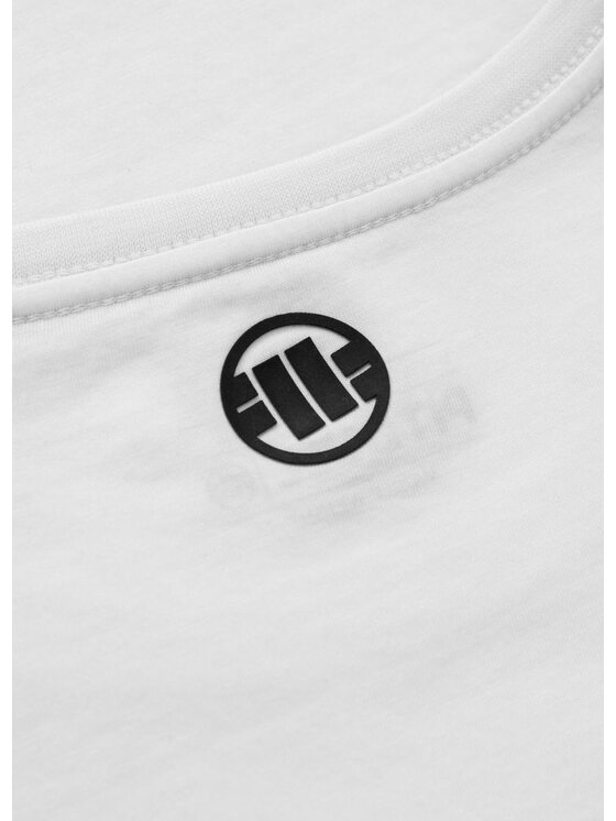 PITBULL PITBULL T-Shirt Koszulka damska PITBULL R XS Biały Regular Fit
