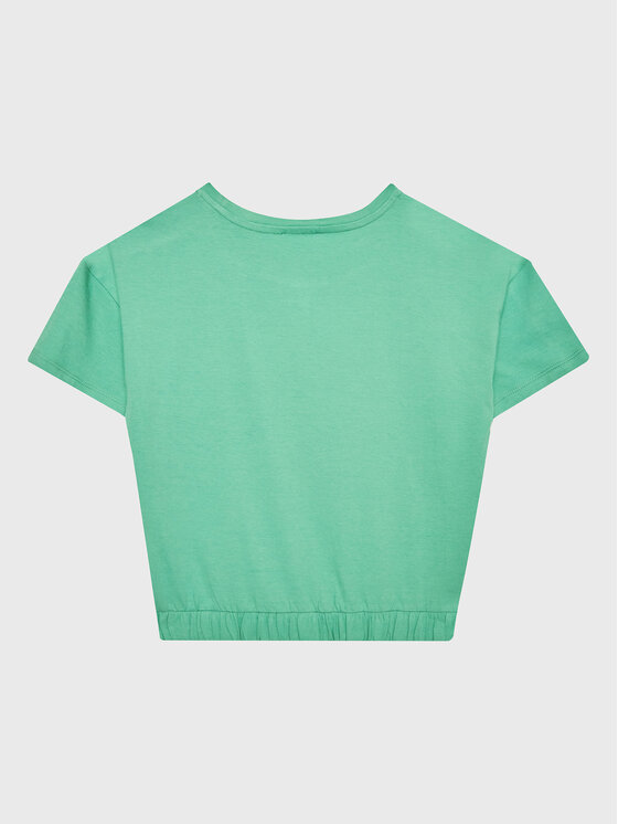 United Colors Of Benetton United Colors Of Benetton T-Shirt 3096C10BA Zielony Boxy Fit
