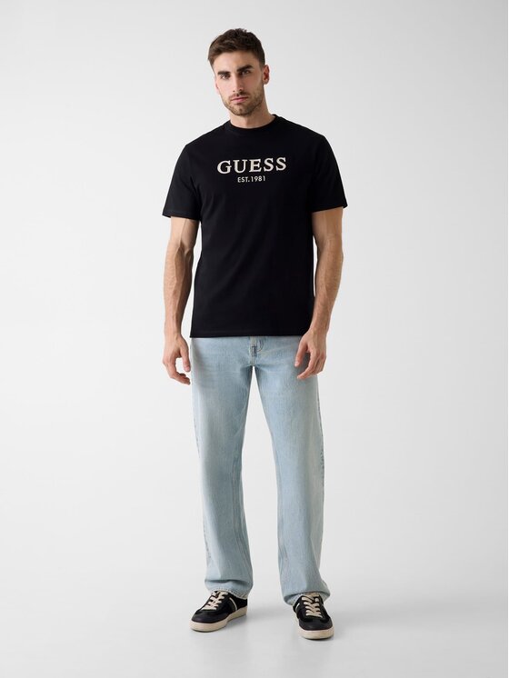 Guess Guess Футболка 182676 Чорний Classic Fit